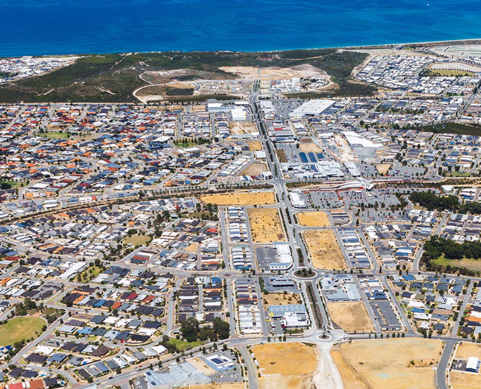 Butler commercial aerial view 11