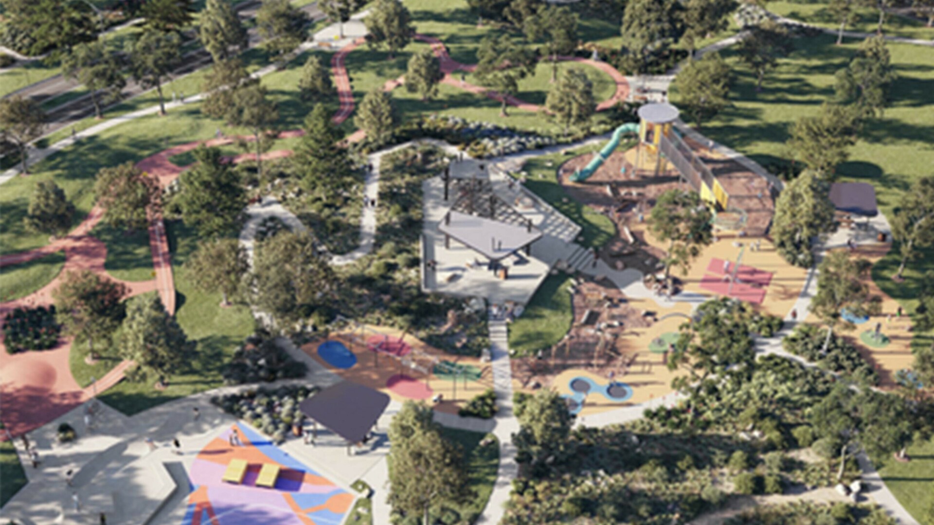 Heartford, Donnybrook artist impression of playground.