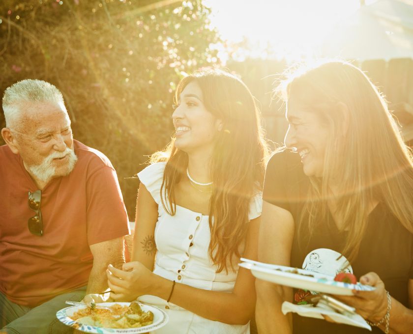 Family enjoy a BBQ together in Piara Waters