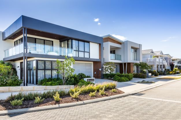 Catalina, Mindarie and Clarkson, Catalina Dale Alcock Oslo street scape double storey homes