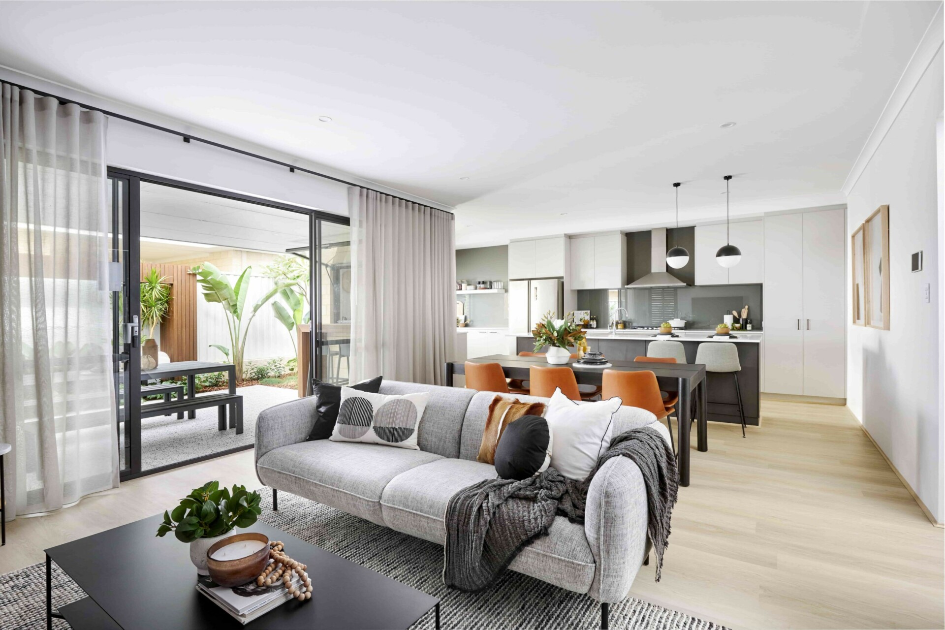 Homebuyers Bell family living area