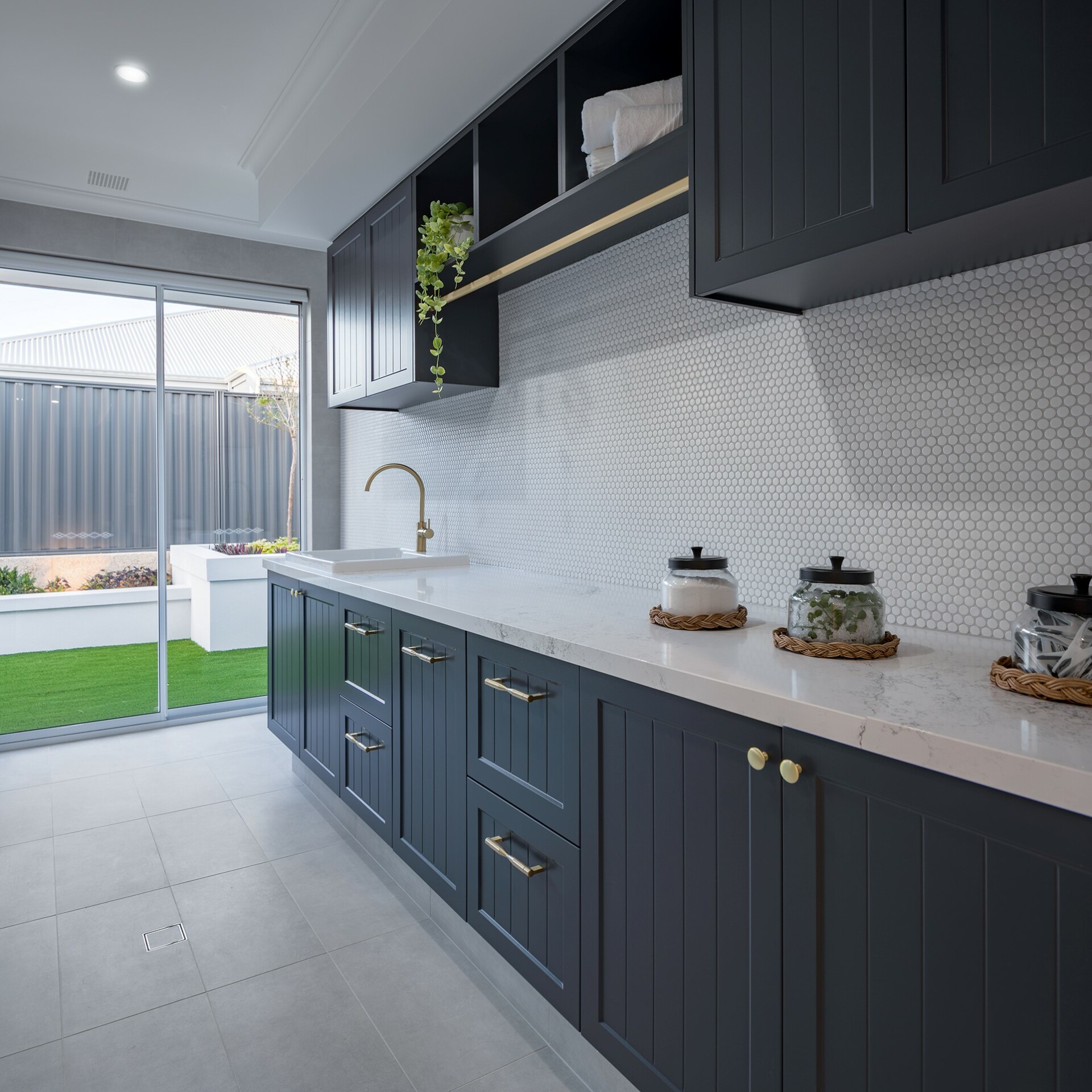 Shelford Beach House laundry