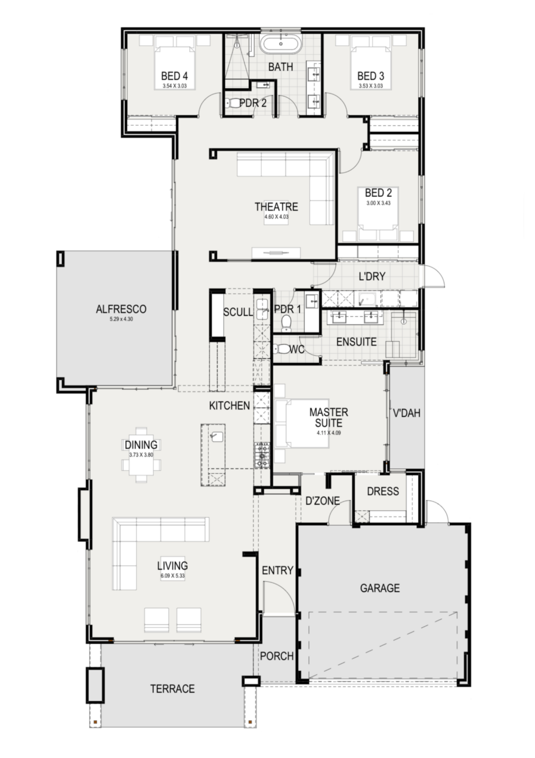 New Choice Homes Reef floorplan