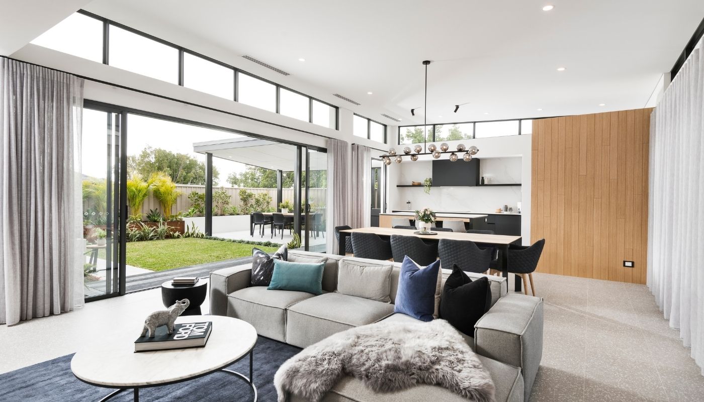 Seven Hills 101 Residential The Portofino open plan living area