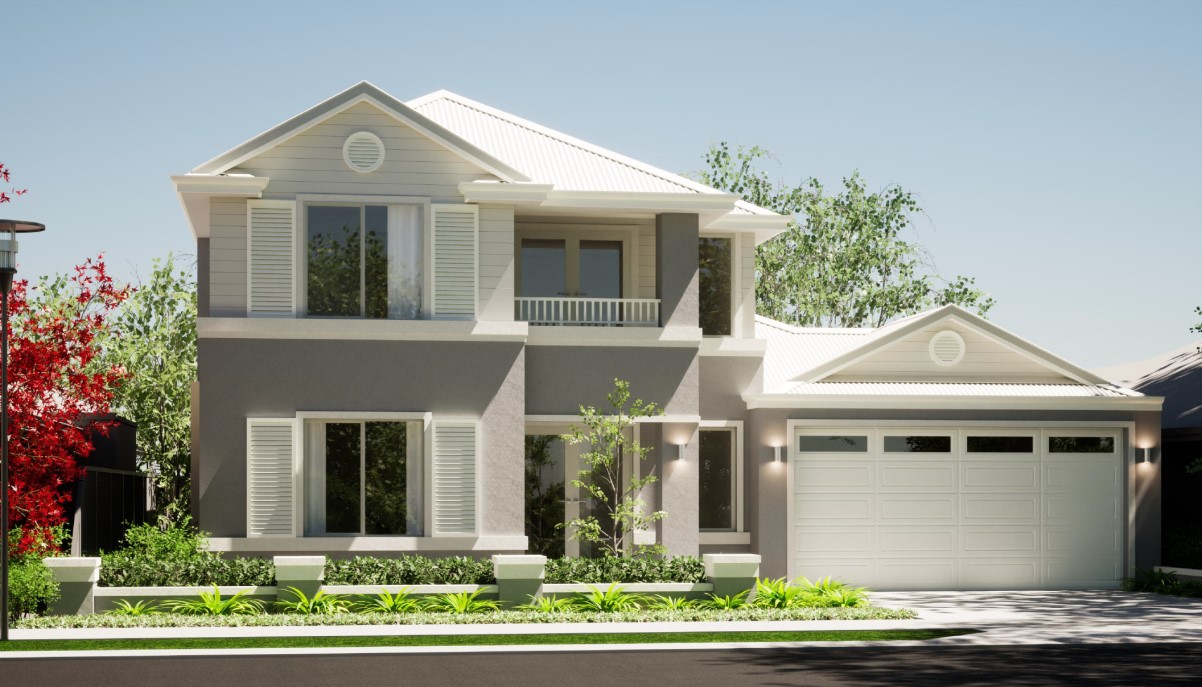 101 Seven Hills double storey front elevation artist impression