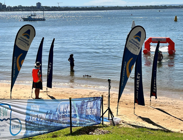 Swim thru Perth support by Satterley 2023