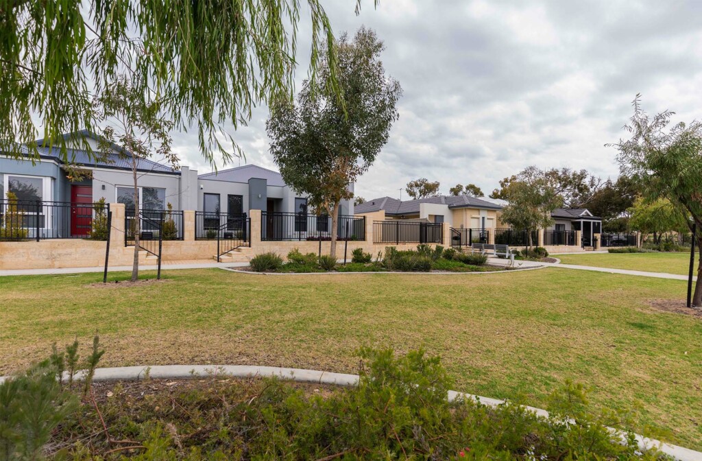 Cassia, Kwinana housing facing the local park
