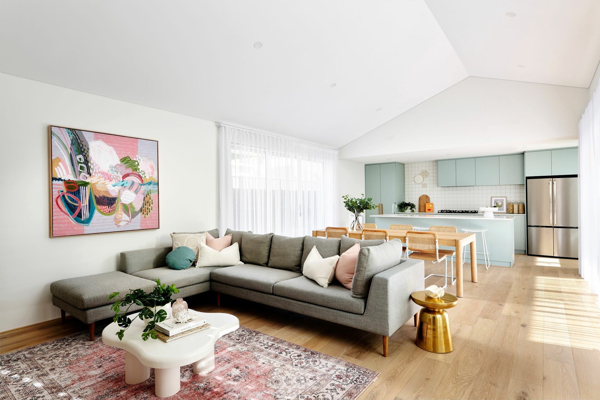 Plunkett Brighton kitchen, dining and family area