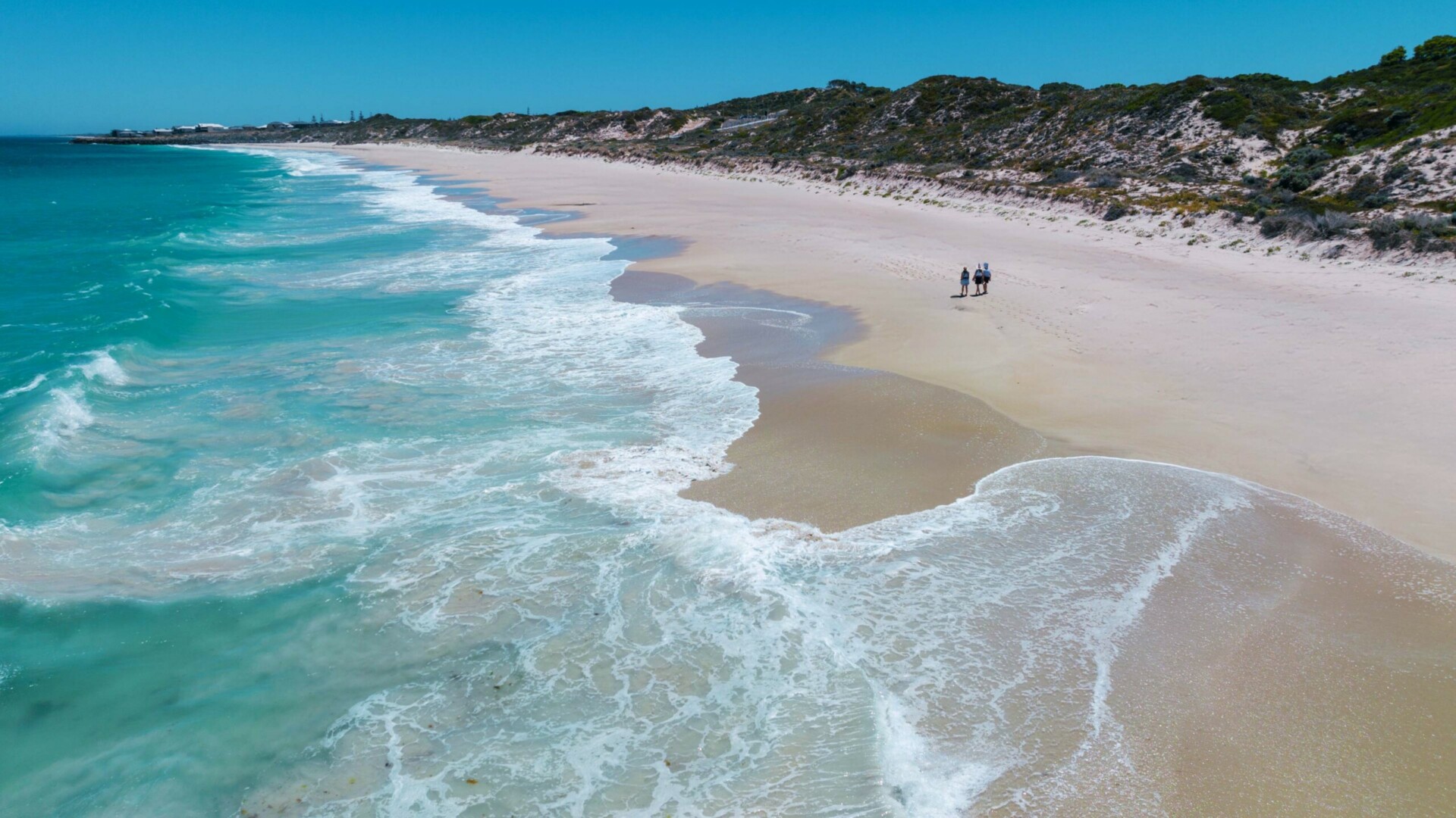 Catalina, Mindarie and Clarkson, birds eye view of the beach
