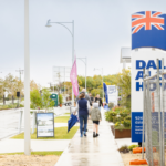 The new Catalina display village street scape