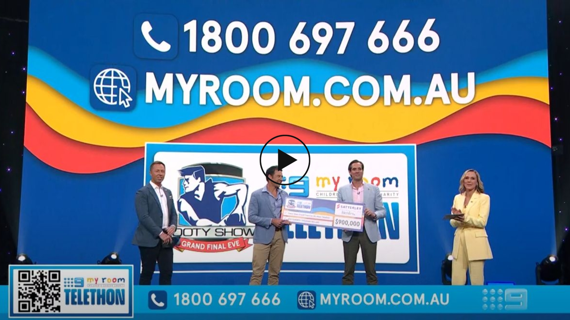 My Room Satterley donation presentation 2023