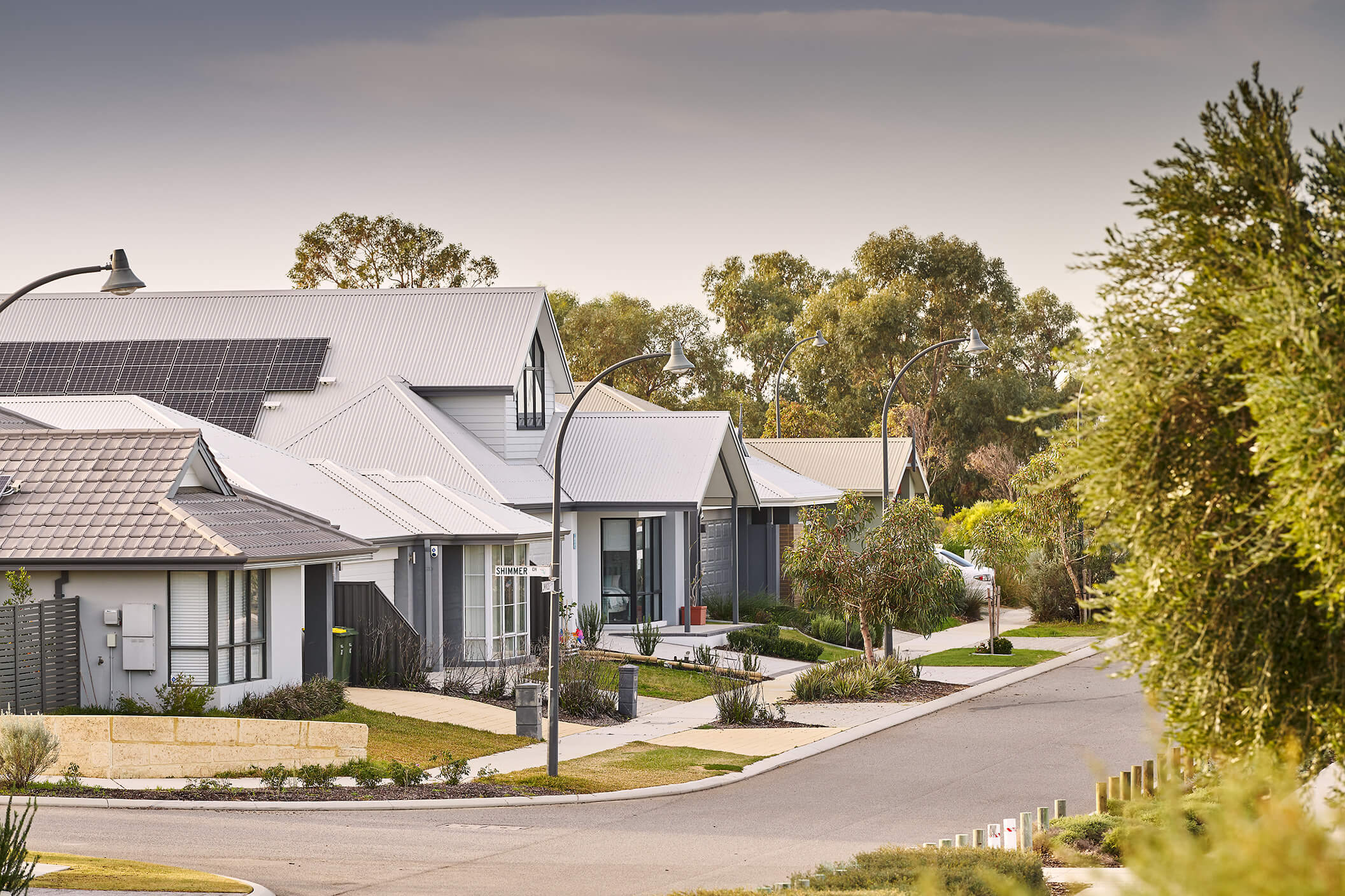 Allara street scape from Shimmer drive