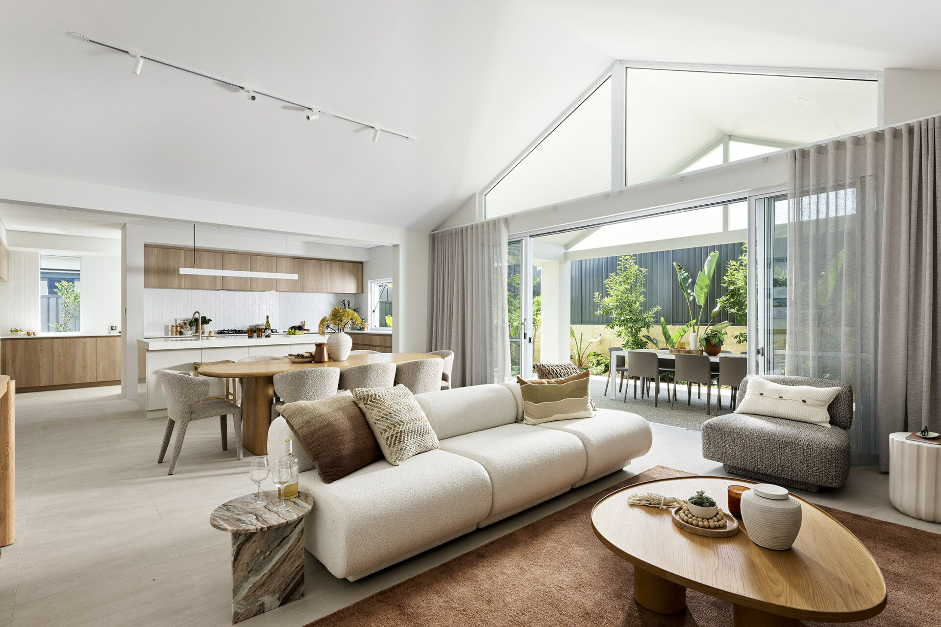 Dale Alcock The Essence living, dining and kitchen