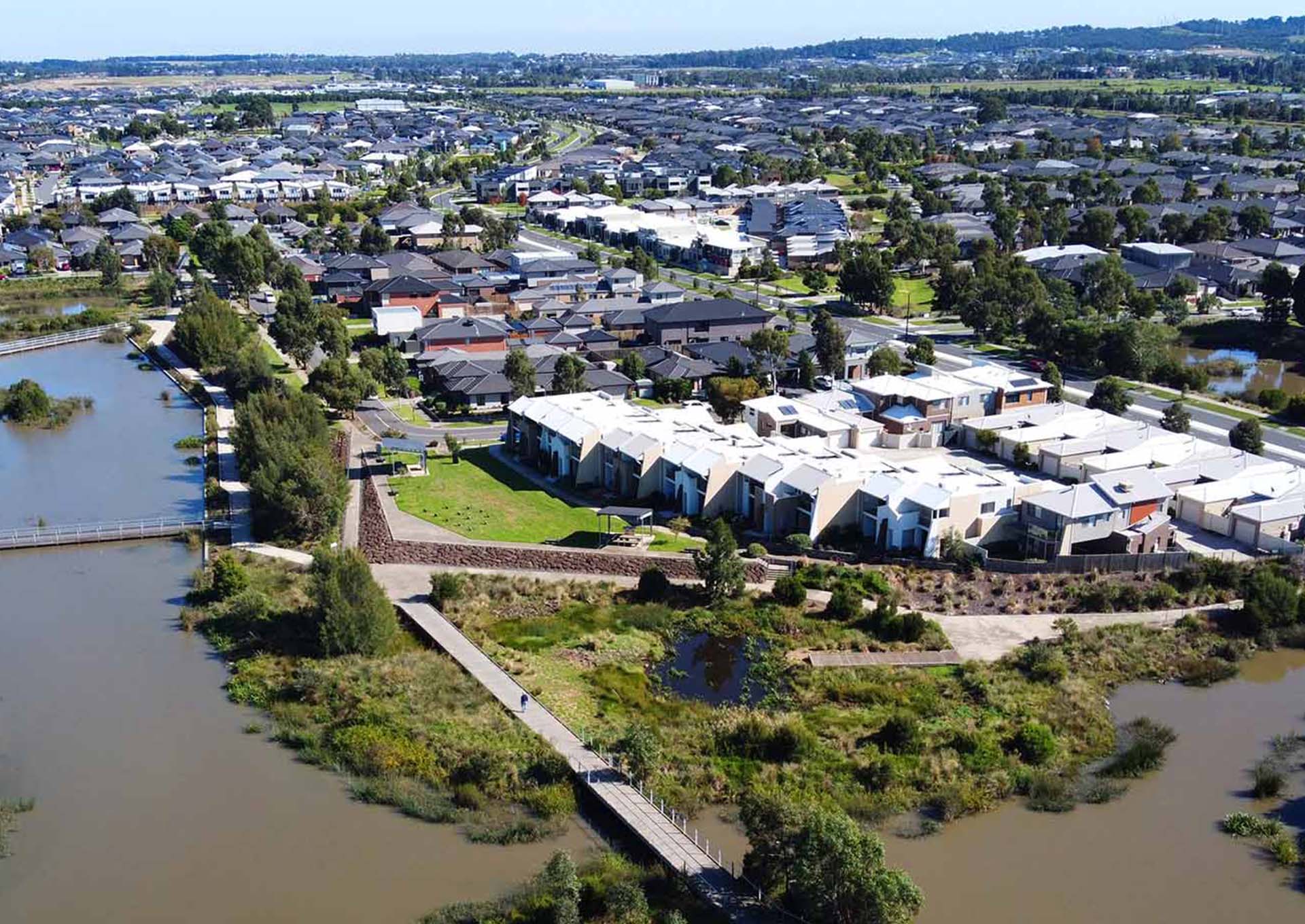 Arcadia, VIC aerial image