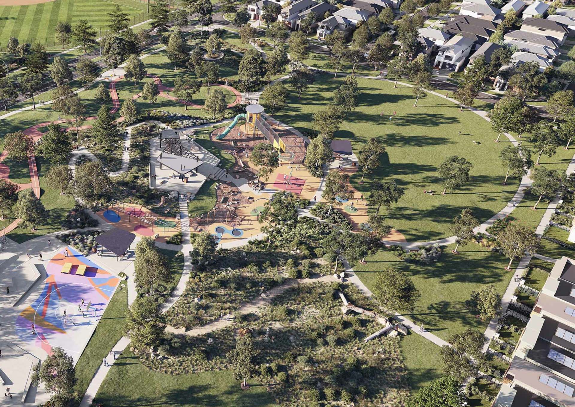 Heartford, VIC artist impression aerial image