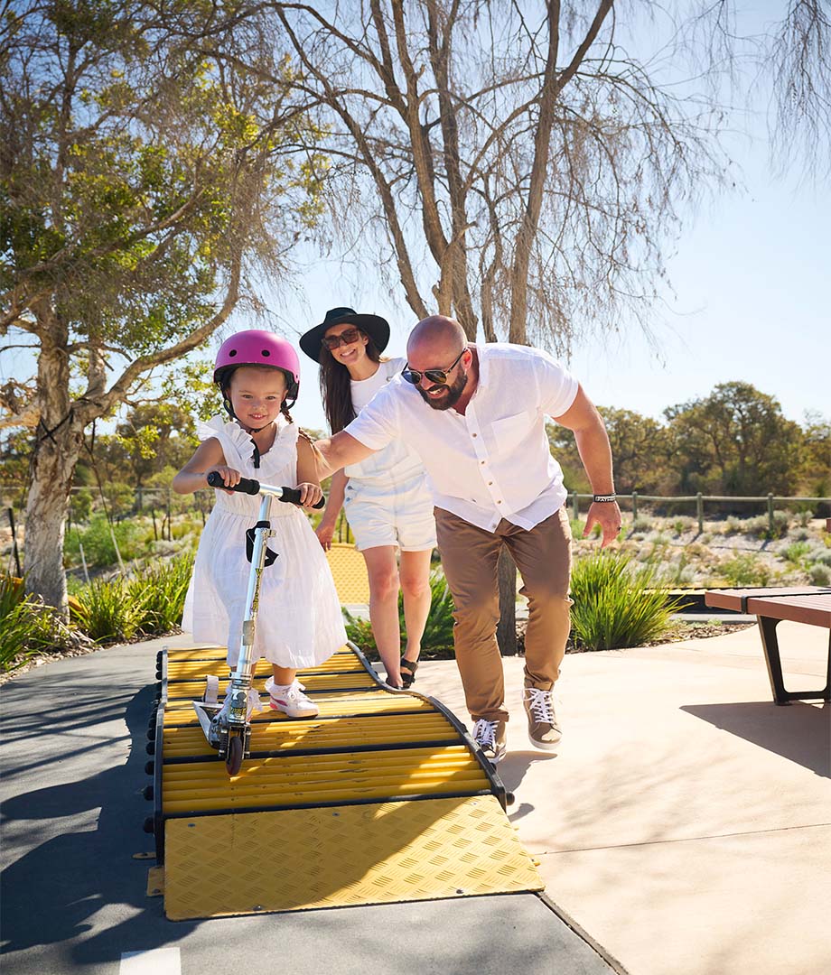 Allara, Eglinton young family exploring new parks