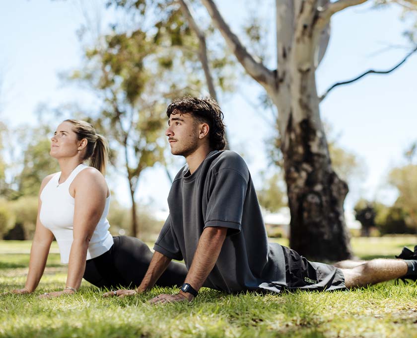 The Glades, Byford yoga in the park