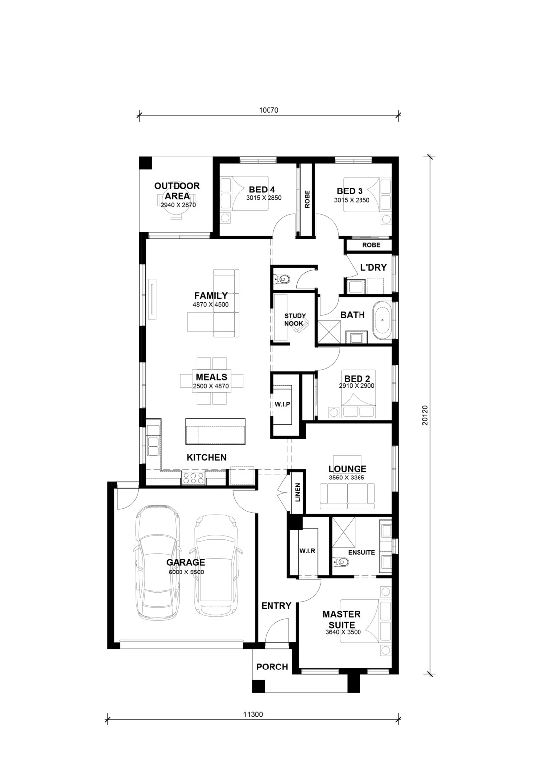 Aston Home Aspen 22.5 floorplan