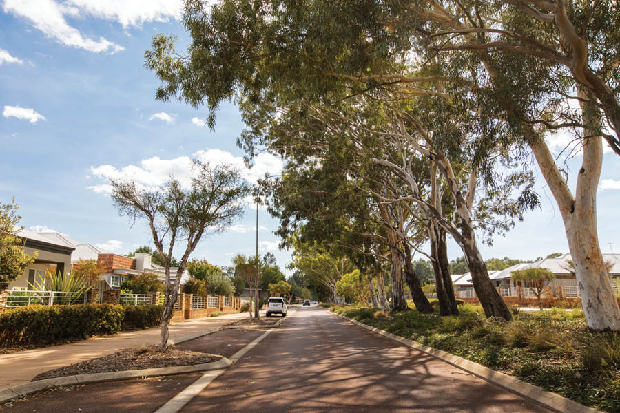 The Glades, Byford street scape