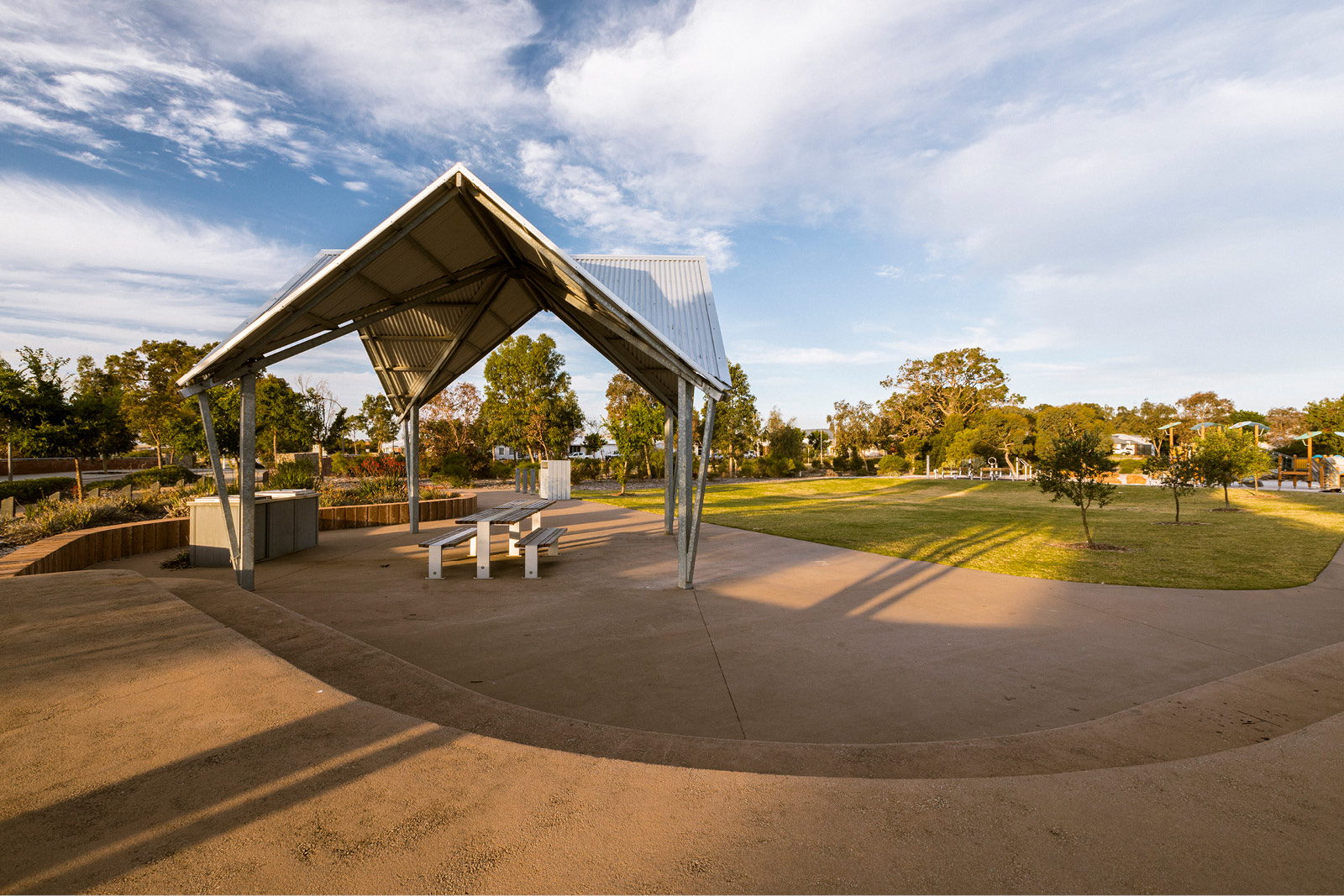 The Glades, Byford bbq and seating