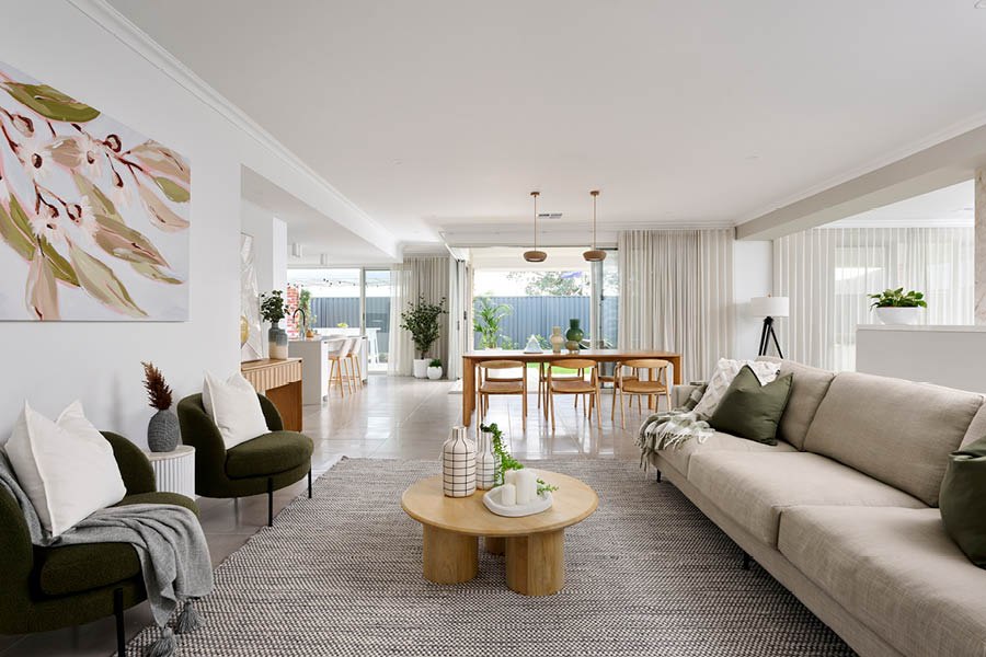 Telethon Home 2024 living area