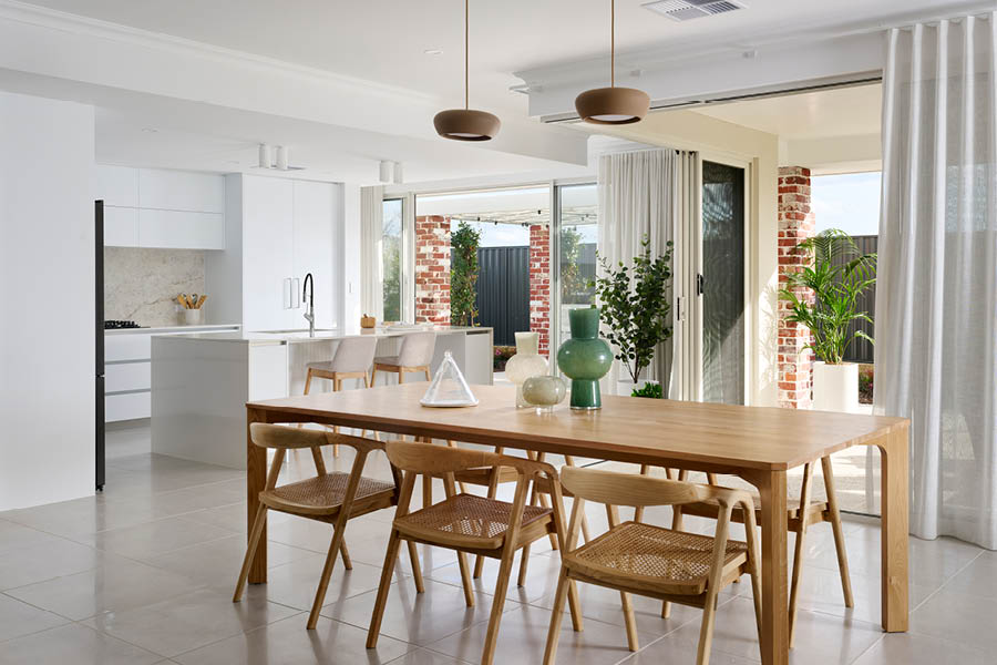 Telethon Home 2024 dining and kitchen