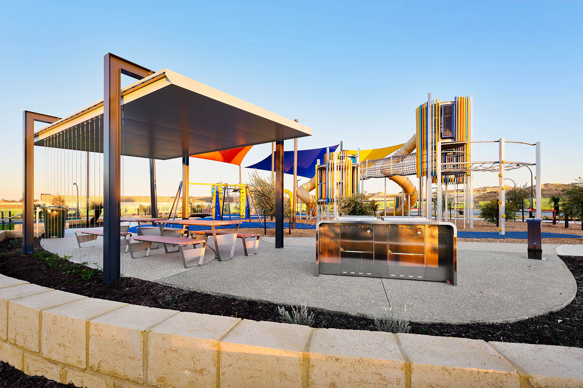 Allara Taarak Park seating and bbq