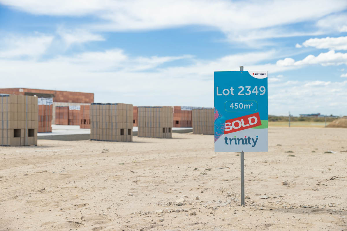 Trinity, Alkimos sold lot signage