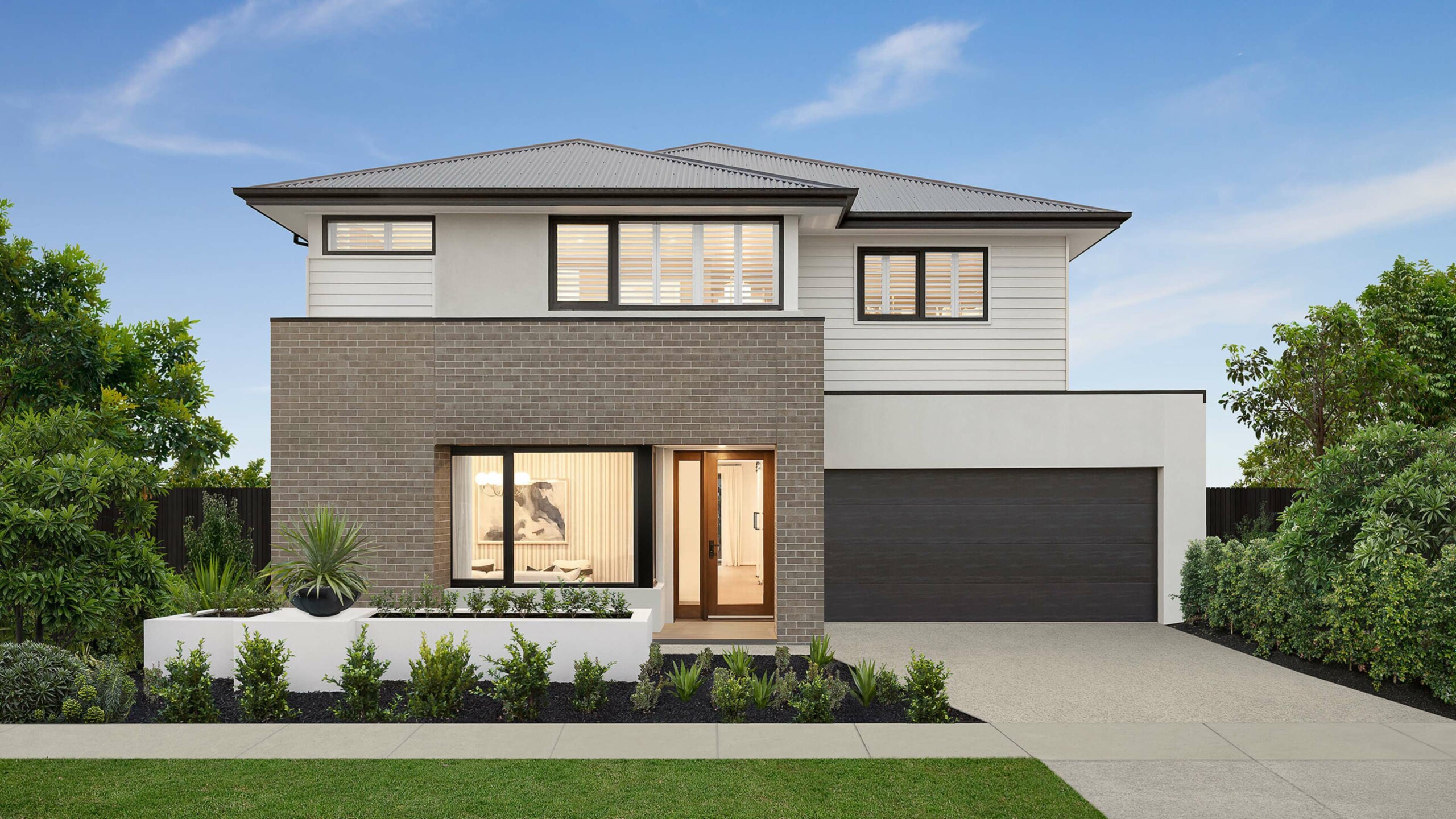 JG King Homes Belgrave 40 front facade