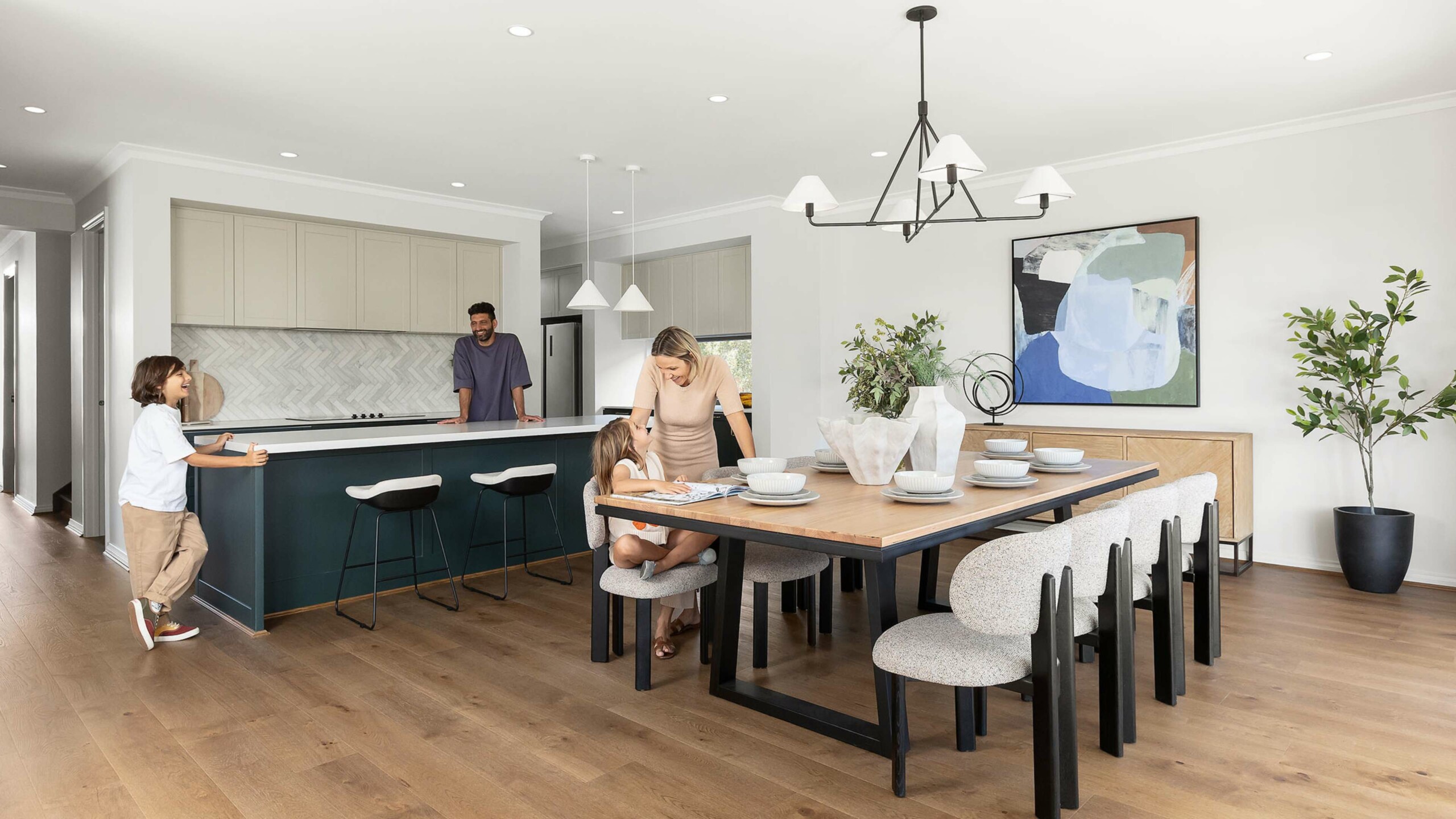 JG King Homes Belgrave 40 kitchen and dining