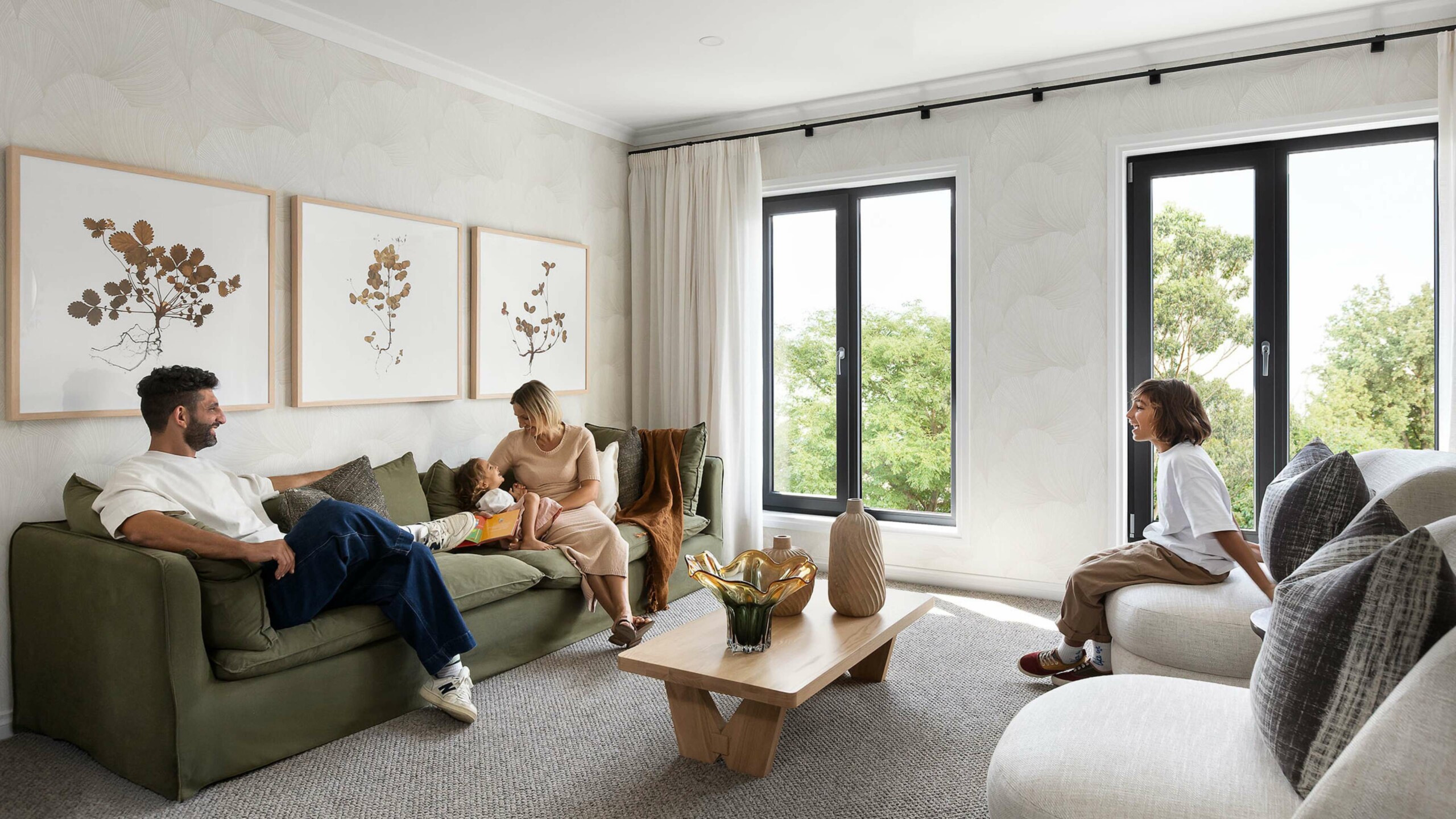 JG King Homes Belgrave 40 lounge room