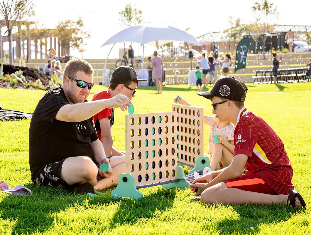 Catalina Green expedition park opening, lawn games