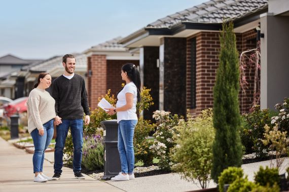 Carlisle Homes modern display home exterior