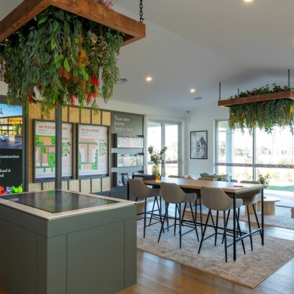 Sales office interior Botanical