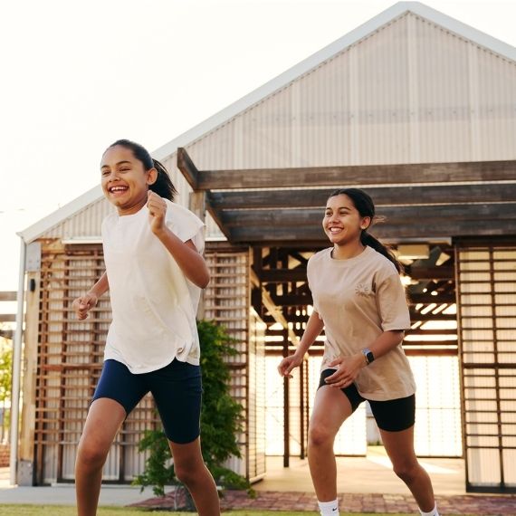 Children playing at Clementine community park